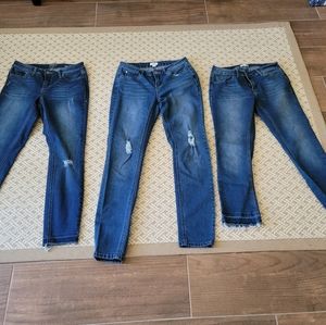 Crown & Ivy skinny jeans, size 2 (3pr)